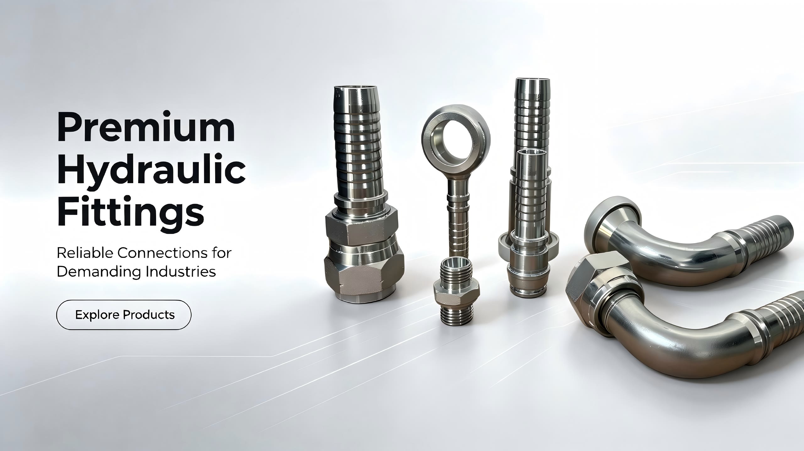 Premium hydraulic hose fittings