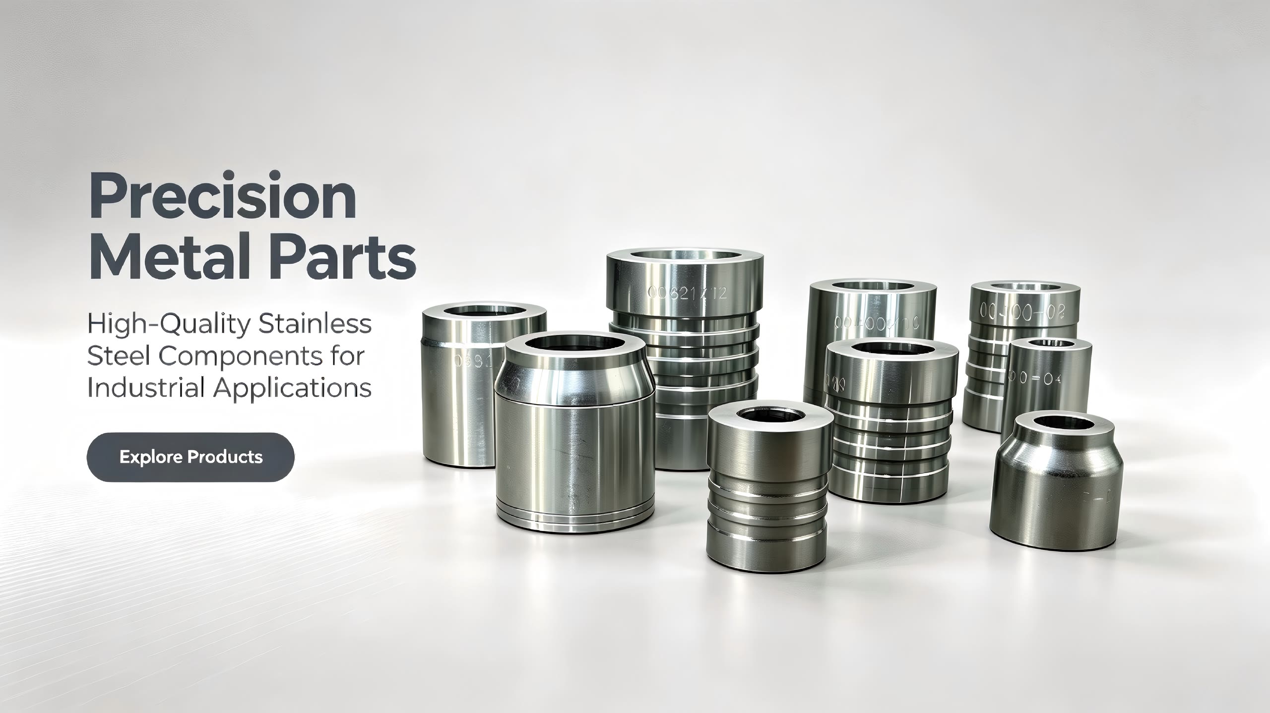 Precision machined metal components